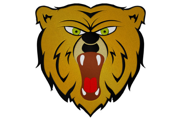 Angry Bear Face: A Bold Choice for Holiday Collections
