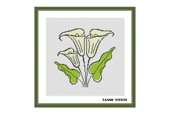 Calla Simple Flower Cross Stitch Pattern: A Designer's Review for Merch