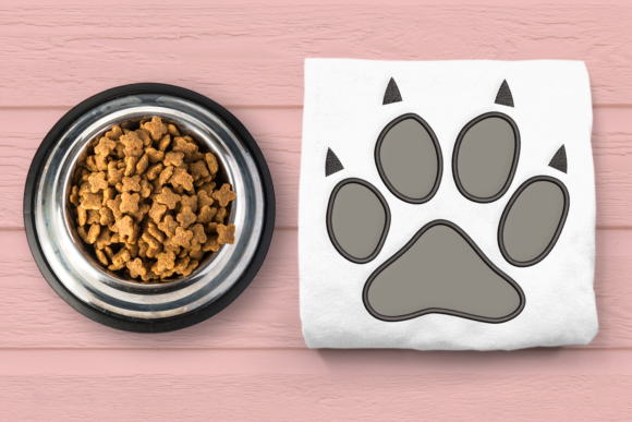 Cat Paw Embroidery Design for Etsy Sellers