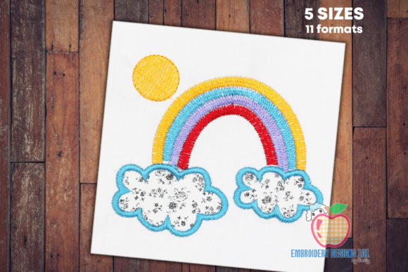 Colorful Rainbow with Clouds: A Designer's Review for Boutique Sweatshirts