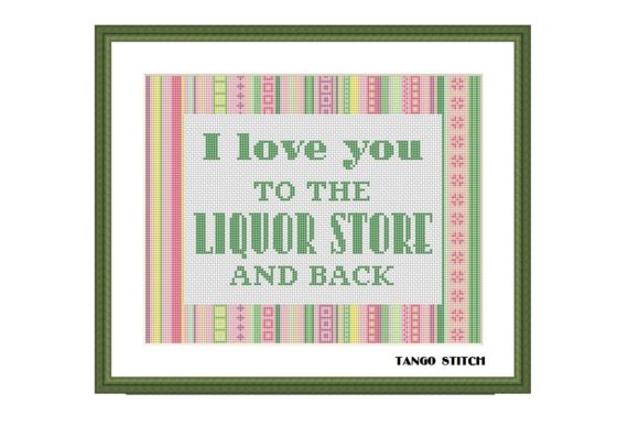 I Love You Funny Romantic Cross Stitch Review
