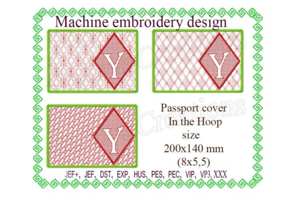 In the Hoop Passport Cover - Y: A Seasonal Design Review