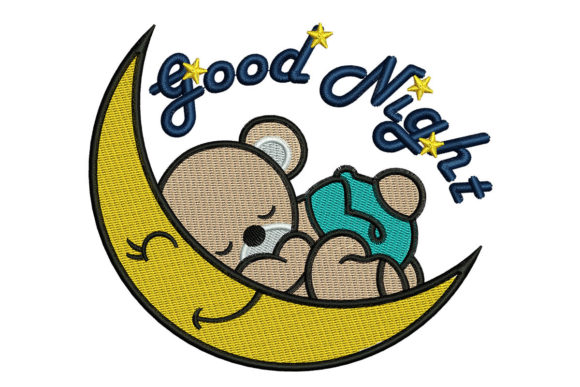 Sleeping Bear: A Cozy Holiday Embroidery Gem